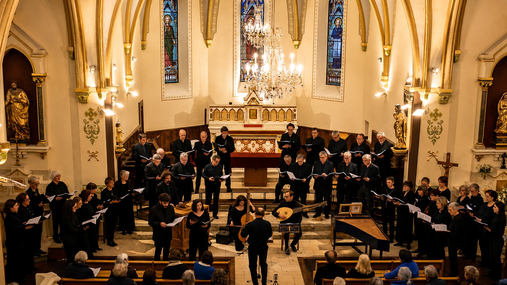 L’ensemble vocal en concert